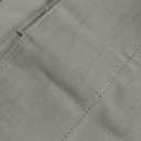 100% Blackout Shield Linen Blackout Curtains for Bedroom 96 Inches Long, Back Tab/Rod Pocket Living Room Drapes, Thermal Insulated Blackout Curtains 2 Panels Set, 50" W x 96" L,Cream