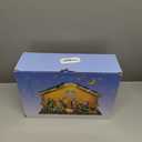 Lighted Christmas Nativity Set, Nativity Sets for Indoor with Wooden Stable, Nativity Scene Set & Figures for Christmas Decorations Indoor Tabletop Decorations