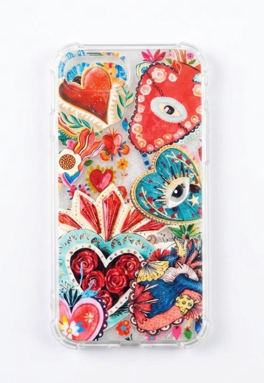 Compatible with iPhone 16e Case,Clear Four Corner Shockproof Airbags,Ultra-Thin Anti-Slip Design Military-Grade Protection Case - Red Eye Collage