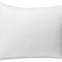 Amazon Basics Down Alternative Pillow for Back Side Sleepers, Medium Density, Standard Size, 26" x 20", 2-Pack, White