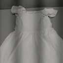 Arshiner Girls Dresses Double Pleated Sleeve Square Neck Off Shoulder with Pockets Tween Sundress Size 7-8