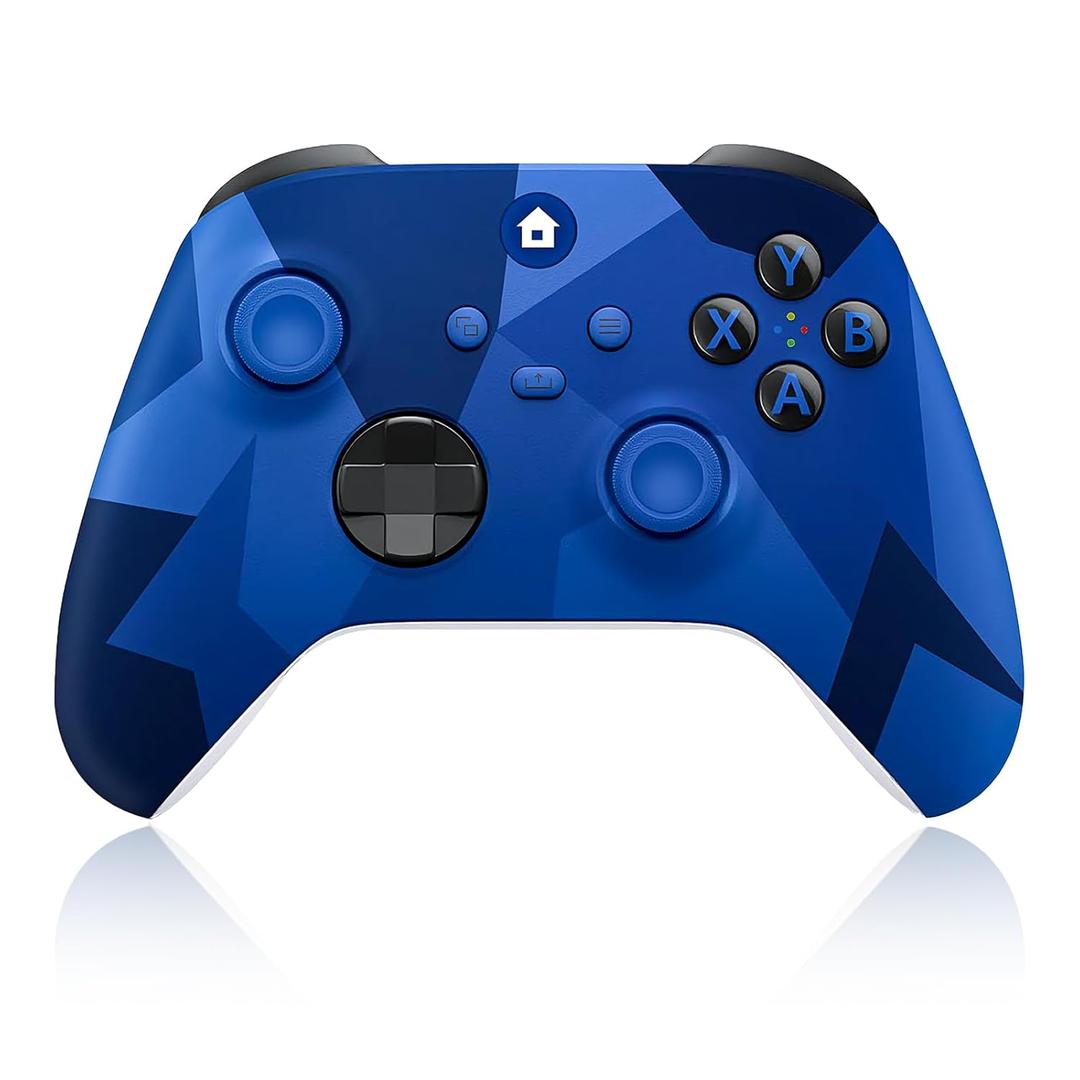 Xnmbbyzl Xbox One Controller,Wireless Controller Compatible with Xbox One/One S/One X/One Series X/S/PCwith 3.5mm Audio Jack,with 2.4GHz Wireless AdapterCamo Blue