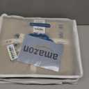 MooMee Bedding Duvet Cover Set 100% Washed Cotton Linen Like Textured Breathable Durable Soft Comfy (Heathered Tannish Linen Grey, King 104"x90")