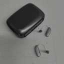 Select 300 OTC Hearing Aids, Audiology Team Care Included, Bluetooth Streaming for Calls, Music, Media for iOS & Android, Nearly Invisible & Comfortable, Noise Reduction - Silver
