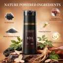 Hair Dye Shampoo 3 in 1, Natural Dye Shampoo for Men & Women for Grey Hairs Coverage (Dark Brown)