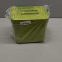 LALASTAR 1.8 Gallon Hanging Trash Can, Green, Plastic, Compost Bin Indoor Kitchen Sealed, Small Trash Can with Lid, Mountable (7L-New)