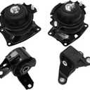 Engine Motor Transmission Mount Set Compatible with Odyssey Touring Elite 3.5L V6 2011-2017 Replace A4587 A4575EL A65057 A65017EL Auto Trans Mounts Kit