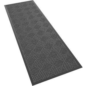 Front Door Mat, 6' x 2' Heavy Duty Indoor Outdoor Doormat, Non-Slip Backing Welcome Mats for Entryway, Low Profile, Commercial Door Mats