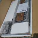 Huuger L Shaped Office Desk with Power Outlets, 47 Inch Computer Desk with 3 Drawers, Shelves, for Gaming, Corner Work, Home Office, Study, Rustic Brown