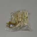 12 Pcs Gold Wire Binder Clips 2 inch Large Hollow Out Long Tail Binder Clips Clamps 51mm for Paperwork, Sewing Crafts, Teacher, Office School Supplies, Food Packages