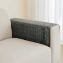 Couch Arm Covers Chair Arm Covers, Non Slip Sofa Arm Covers, Armrest Covers for Sofa, Furniture Covers Couch Protector 1pc(30x30inch, Dark Grey)