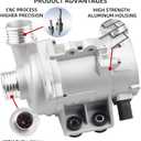 Dasbecan Electric Engine Water Pump Compatible with BMW 128i 328i 325i 528i 530i Z4 X3 X5 E90 N52 Replaces# 11517521584 11517546994 11517563183 11517586924 11517586925