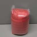 Nookly Red Twin Size Fleece Christmas Blanket, Soft Lightweight Ribbed Plush Bed Blanket, Cozy All-Season Striped Fleece Twin Throw for Bedroom and Home, 60x80 Inches