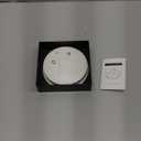 1080P HD Wireless WiFi Indoor Camera Smoke Detector for Home Security with App Control & Motion Detection,Outdoor Camera with Night Vision & Loop Recording for Office/Garage/Shop,Easy to Use & Install (White)