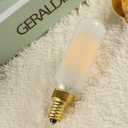 Dimmable T6 LED Frosted Bulbs, 6W E12 Edison Light Bulbs Warm White 2700K,600lm, 60W Candelabra Incandescent Bulbs Equivalent Vintage LED Filament Edison Candle Bulb with Decorative, 6Pack.