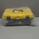 DELI Plastic Tool Box with Handle, 18 inch Tool Case with Double Locking and Removable Tray, Toolbox Organization