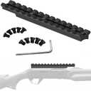 Gotical Scope Picatinny Rail Mount Compatible with Benelli Super Black II/III/M1/M2/M3/M4 / Remington 4, 6, 7400, 750, 7600, 7615, Weaver 93, M3000/M3500