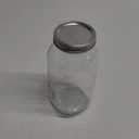 GLING [1 Count 64 oz. Wide-Mouth Glass Mason Jars with Metal Airtight Lids and Bands 2 Quart Large For Preserving, & Meal Prep