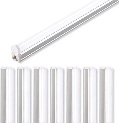 Barrina LED T5 Shop Light 4FT, 2200lm, 4000K Cool White, 20W, 8 Packs