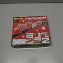 JQ JUQU Remote Control Train Set for Kids Ages 3-8 with Steam, Lights and Sounds, Electric Toy Train with 4 Cars and Tracks for Indoor Play and Holiday Decor