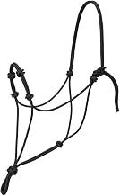 Weaver Leather Silvertip Four Knot Rope Halter, Black, Small