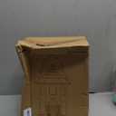 Kingsyard Metal Bird Feeder for Outdoor Hanging, Wild Bird Feeders with Circular Perch, Easy to Clean & Refill, 4 lbs Large Seed Capacity, Red