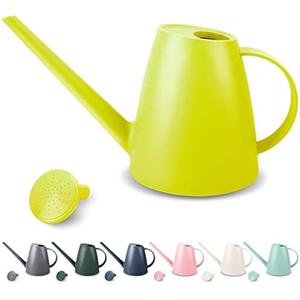 Watering Can for Indoor Plants, Small Watering Cans for House Plant Garden Flower, Long Spout Water Can for Outdoor Watering Plants 1. 8L 1/2 Gallon (Yellow)