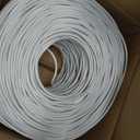 Dripstone CAT6 Ethernet Cable 1000ft Bulk Network LAN Wire 23AWG Solid CCA UTP 550MHz High-Speed Internet Cable Gaming, Streaming, Office, Home Use, Pull Box, Cat6 Bulk, Stable Connectivity - White