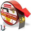 XFasten Foam Pipe Insulation Tape 2 Inch x 15 Feet Heavy-Duty AC Line Insulation Outdoor Pipe Wrap Tape AC Pipe Insulation Outdoor Pipe Insulation Wrap Tape HVAC Line Insulation Pipe Wrap Around Tape