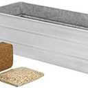 Achla Designs Bloom Box Garden Growing Kit, Medium White