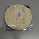 2 x Wooden Baby Announcement Sign, 5.9 Inch Hello World Newborn Birth Sign With Ink Pad Markers for Nursery Name, Birthday, Baby Showers, Photo Props