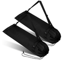 2 Pieces Camp Chair Replacement Bag Folding Foldable Chair Purse Camp Replacement Outdoor Tent Bag for Storage Carrying with Shoulder Strap, 47.2 Inches(Black)