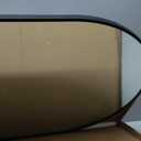 Bathroom Mirror for Wall,36''x24'',Black Oval Mirror for Bedroom Entryway Bathroom, Metal Framed Vanity Mirror(36''x24'',Black)