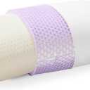 Purple Harmony Pillow  Talalay Latex Foam Cooling Pillow for Combo or Side Sleepers, 360 Hex GelFlex Grid for No-Pressure Support and Luxurious Weightless Feel - King, Medium Feel, Med Height