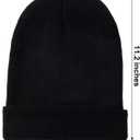 SATINIOR 60 Pieces Winter Beanies Bulk Cold Weather Warm Knit Skull Caps Mens Womens Unisex Hats (Black)