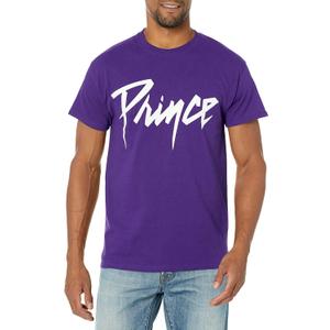 Prince Official Logo on Purple T-Shirt (Medium)