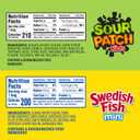 SOUR PATCH KIDS and SWEDISH FISH Mini Soft & Chewy Candy Variety Pack, Bulk Candy, 20 Snack Packs (EXP 07/20/25)