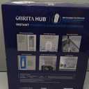 Brita Hub Compact Instant Powerful Countertop Water Filter System, Reduces 70+ Contaminants, 9 Cup Water Reservoir, Includes 6 Month Carbon Block Filter, White, 87344