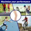 Neo-G Knee Sleeve for Daily wearing, Sports - Good for Sprains, Strains, Weak Muscles - Knee Sleeves for Men Women - Airflow (Beige) Medium: 34 - 38 CM