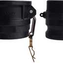 3 Inch Camlock Fittings Type D & F Polypropylene Cam and Groove Hose Fitting Kit with 3" Female & Male Camlock x 3" NPT Female & Male, Cam and Groove Hose Couplings