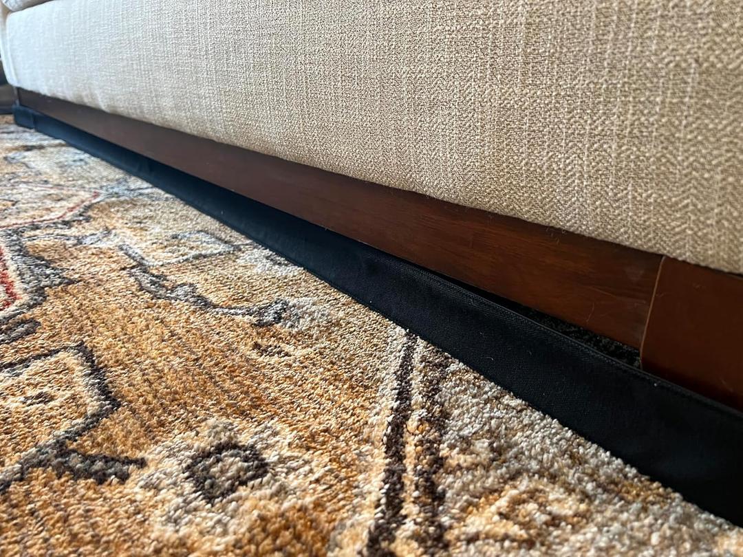 Under Couch Stop Things Going Under Sofa or Bed  Adjustable Gap Bumper for Furniture