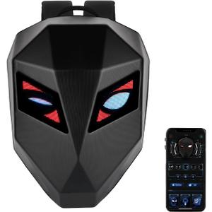 LED Motorcycle Backpack, LED Backpack, Programmable cycling bag, Travel and Camping Storage Bag,Ideal for riding and holiday gifts (Black color)