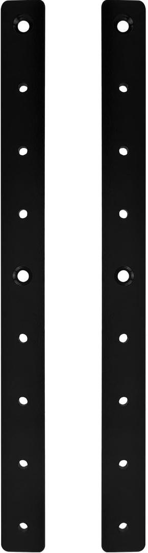 IFCASE Steel VESA Extension Brackets for Monitor Ceiling/Wall Mounts, Adjustable Heavy Duty 100mm 75mm VESA Extender Arms Plate Bracket (Black)