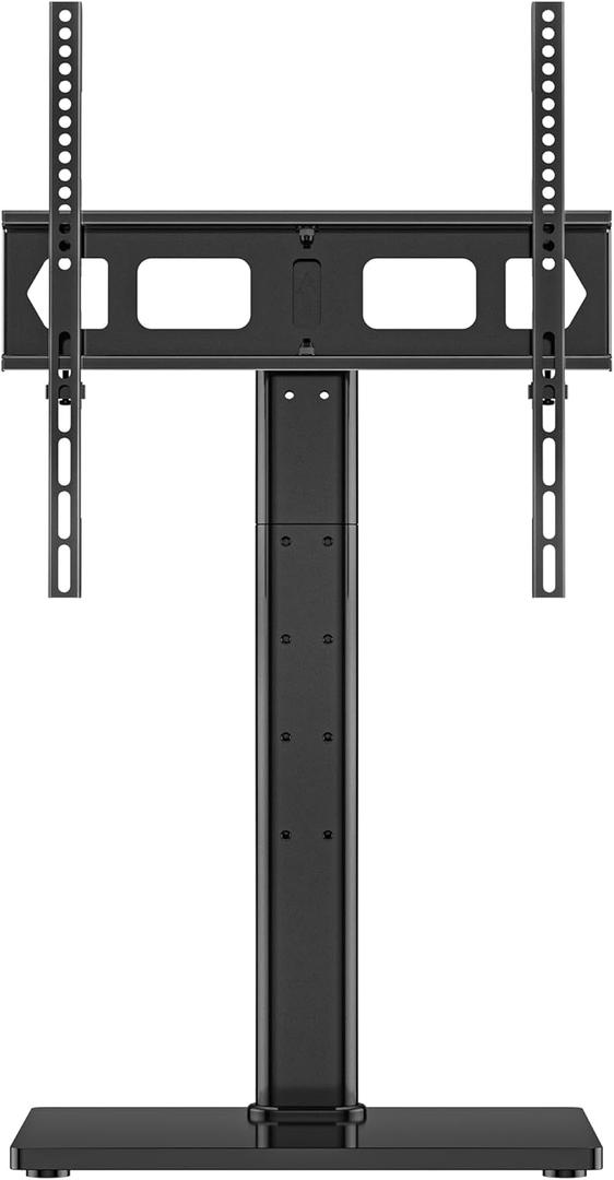 XINLEI Universal Swivel TV Stand Base Table Top TV Stand for 23-70 Inch TVs 70 Degree Swivel, 6 Height Adjustable Tall Monitor Mount Stand, Max VESA 400x400mm,Holds up to 88lbs TS206