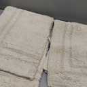 SUPERIOR Solid Non-Slip 2-Piece Bath Rug Set