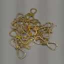 Highergo 12 Pcs Rhinestone Christmas Bows Ornaments Sparkly Glitter Bow Christmas Tree Ornaments for Xmas Wreath Garland Fireplace Home Decorations(Simple Style,Gold)