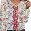 ETCYY NEW Long Sleeve Shirts for Women 2025 Casual Dressy Blouses Fashion Fall Tunic Tops