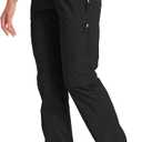 Women's Hiking Pants Convertible Quick Dry Stretch Lightweight Zip-Off Outdoor Fishing Travel Safari Pants, Size: 6