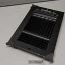 HVAC Premium 10"w X 6"h 3-Way AIR Supply Grille - Vent Cover & Diffuser - Flat Stamped Face - Black [Outer Dimensions: 11.75"w X 7.75"h]