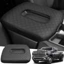 Center Console Armrest Cover Compatible with Chevy Chevrolet Silverado & GMC Sierra 1500 2500 3500 HD 2019 2020 2021 2022 2023 2024 2025 Protector Interior Accessories(for Jump Seat Console)